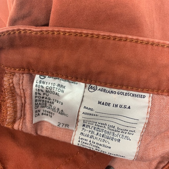 AG Adriano Goldschmied Stilt Cigarette Crop Jeans - Picture 6 of 8